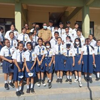 Pengurus OSIS Periode 2021/2022 dilantik Kepala Sekolah
